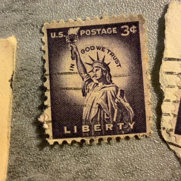 RARE VINTAGE 1954 Liberty stamp bundle - Picture 3 of 9